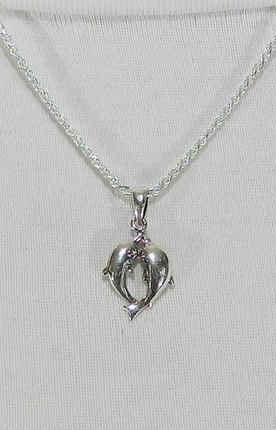 Sterling Silver Symbol - Dolphins1