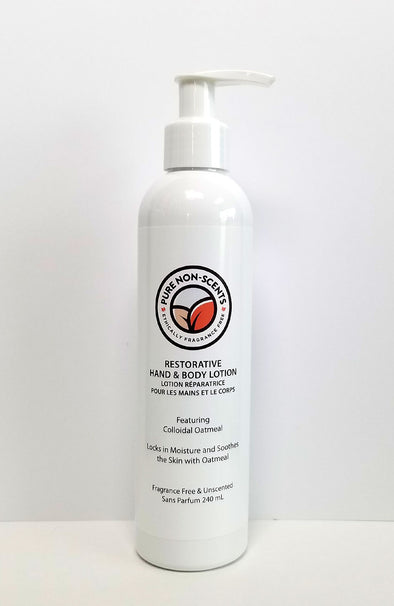 Pure Non-Scents Restorative Hand & Body Lotion with Colloidal Oatmeal (240ml)