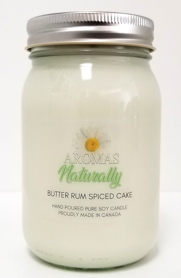 Pure Soy Wax Candle - Butter Rum Spiced Cake