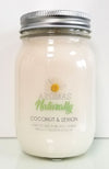 Pure Soy Wax Candle - Coconut & Lemon