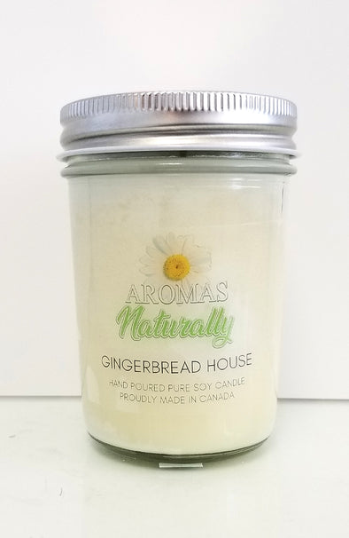 Pure Soy Wax Candle - Gingerbread House