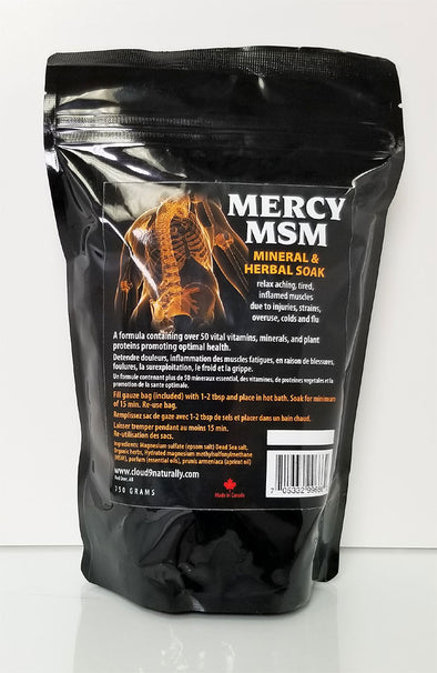 Mercy MSM Mineral & Herbal Soak - Extra Large (750 gm)