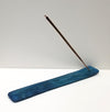 Wood Incense Holder - Blue