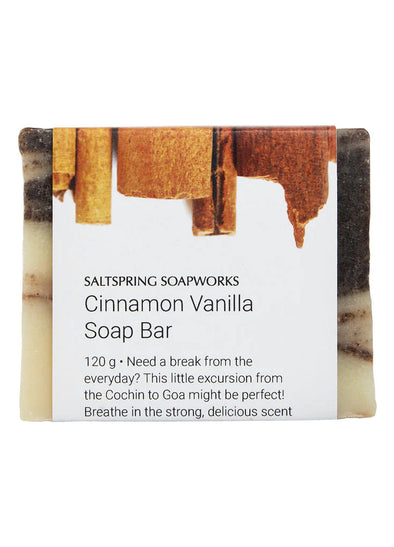 Saltspring Soapworks - Cinnamon Vanilla Bar Soap