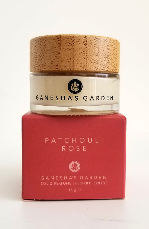 Ganesha's Garden Solid Perfume - Patchouli Rose