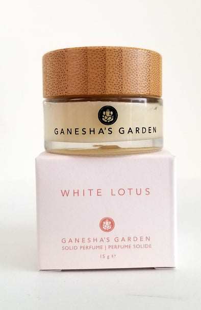 Ganesha's Garden Solid Perfume - White Lotus