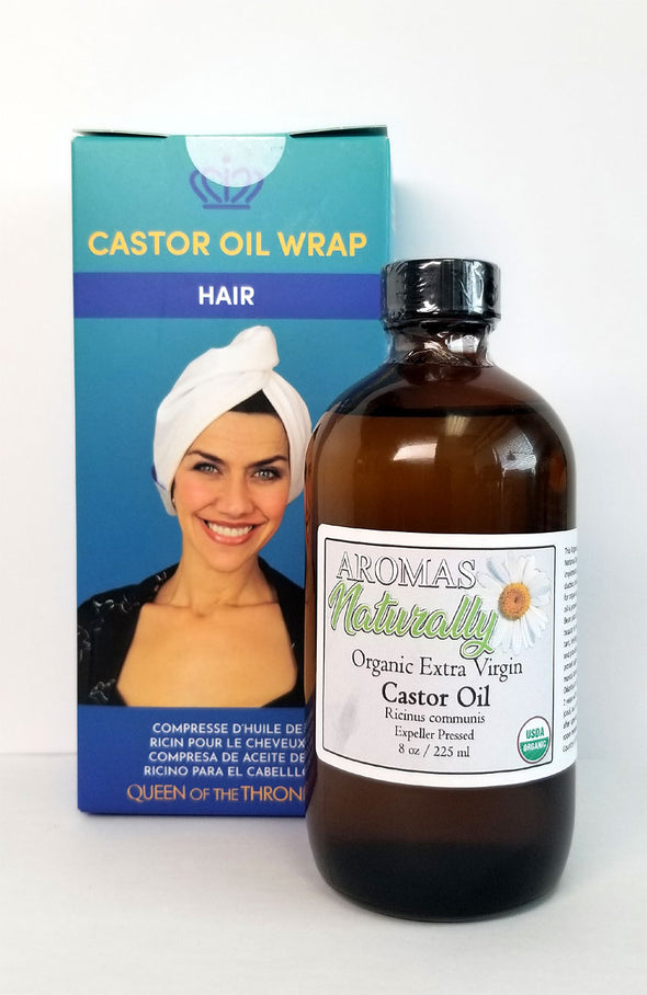 Castor Oil Hair Wrap