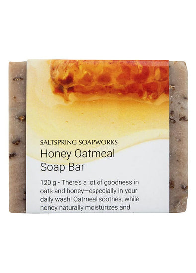 Saltspring Soapworks - Honey Oatmeal Bar Soap