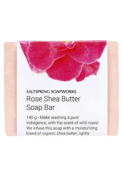 Saltspring Soapworks - Rose Shea Butter Bar Soap