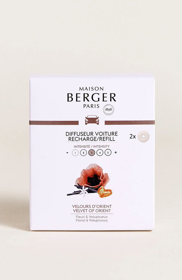 Maison Berger Set of 2 Car Diffuser Refills - Velvet of Orient