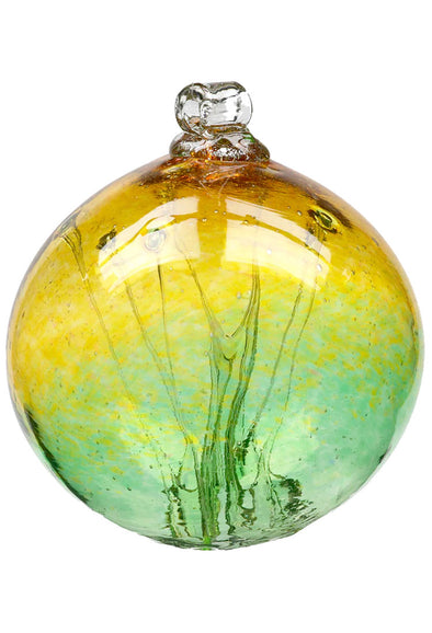 Olde English Witch Ball ~ Gold and Green