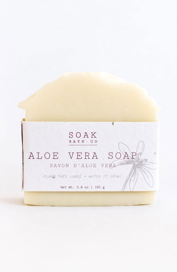 SOAK Bath Co. - Aloe Vera Soap Bar