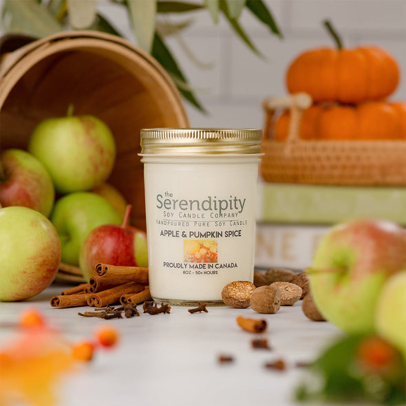 Pure Soy Wax Candle - Apple Pumpkin Spice