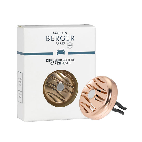 Maison Berger Car Diffuser Clip - Blissful in Rose Gold Finish