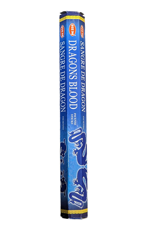HEM Incense Hex Tube 20 Sticks - Dragon's Blood (Blue)