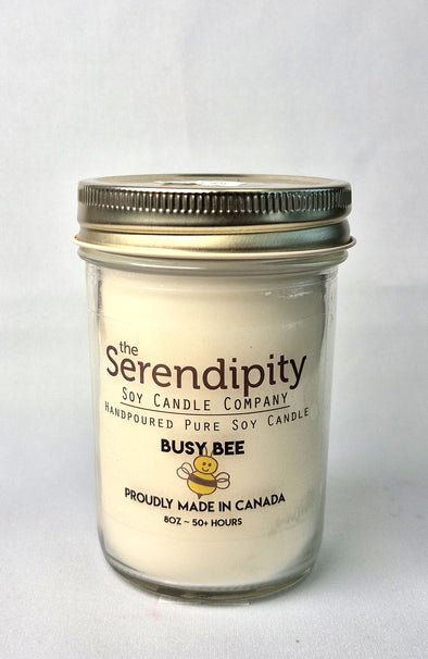 Pure Soy Wax Candle - Busy Bee