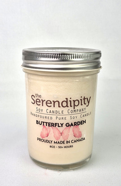 Pure Soy Wax Candle - Butterfly Garden