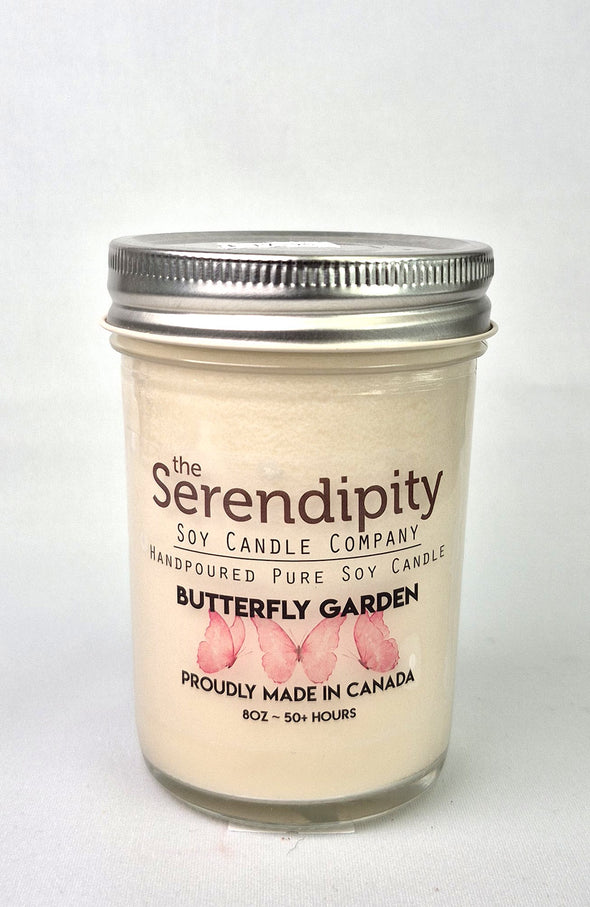 Pure Soy Wax Candle - Butterfly Garden