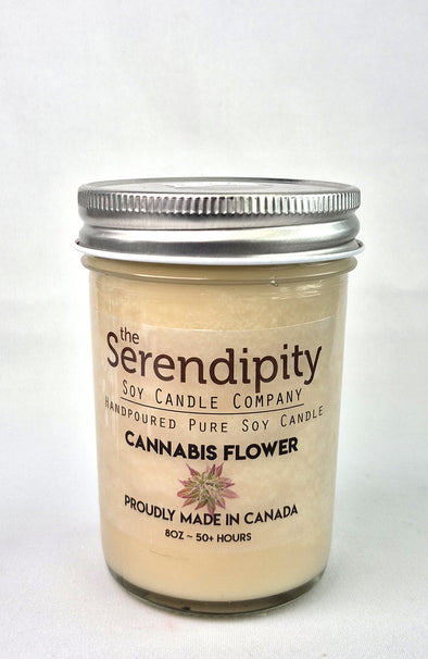 Pure Soy Wax Candle - Cannabis Flower