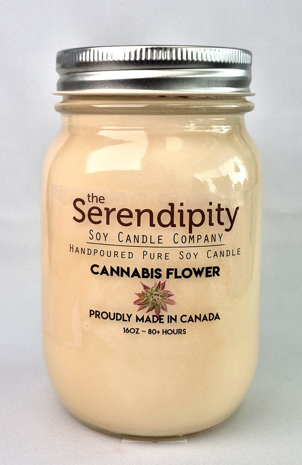 Pure Soy Wax Candle - Cannabis Flower