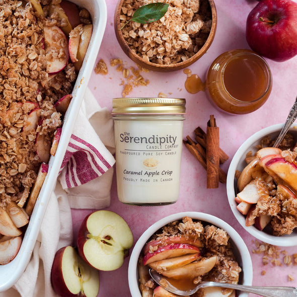 Pure Soy Wax Candle - Caramel Apple Crisp