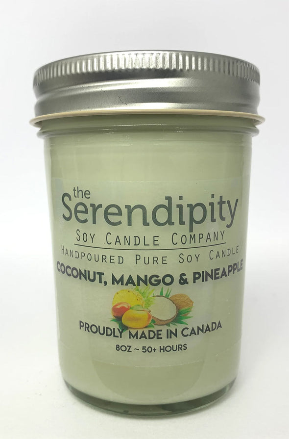 Pure Soy Wax Candle - Coconut Mango Pineapple