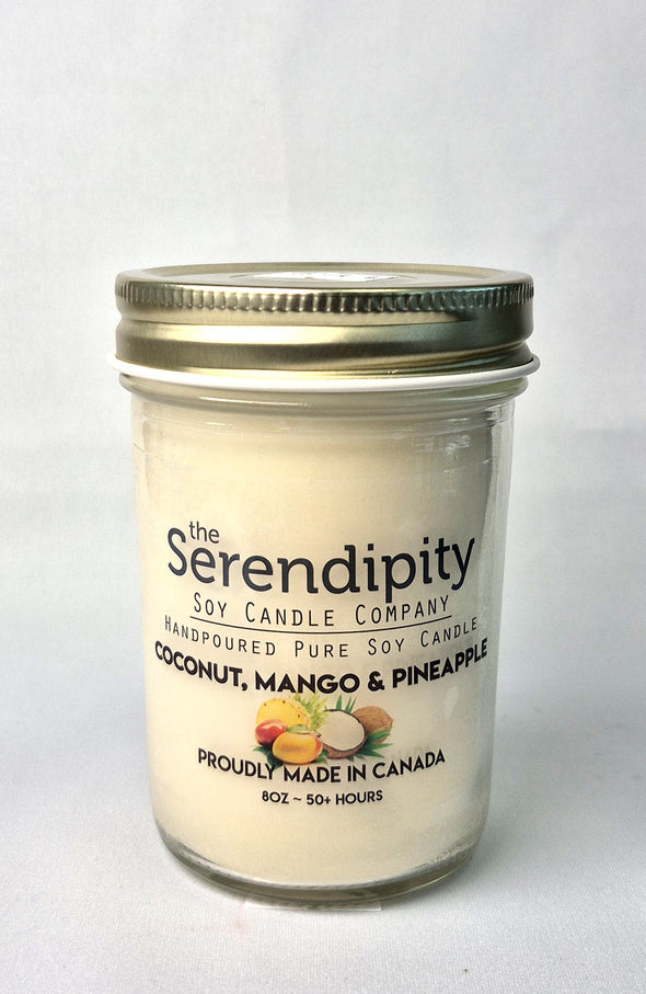 Pure Soy Wax Candle - Coconut Mango Pineapple
