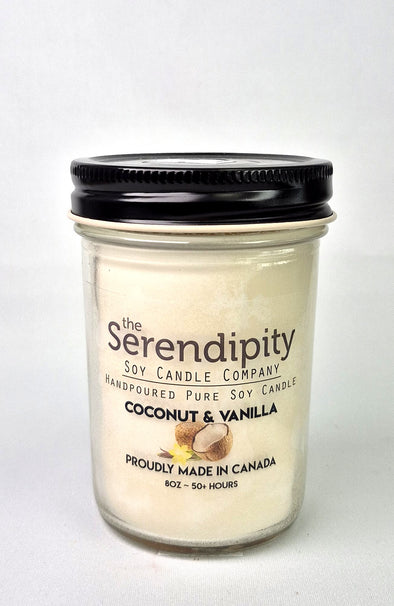 Pure Soy Wax Candle - Coconut Vanilla