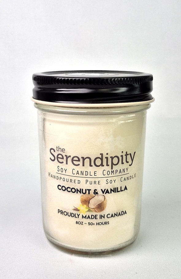Pure Soy Wax Candle - Coconut Vanilla