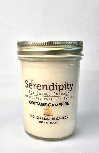 Pure Soy Wax Candle - Cottage Campfire