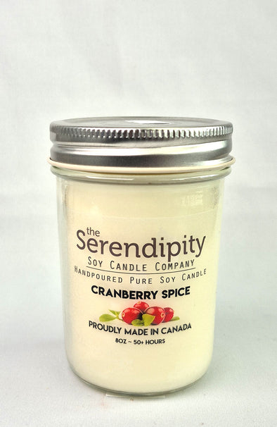 Pure Soy Wax Candle - Cranberry Spice