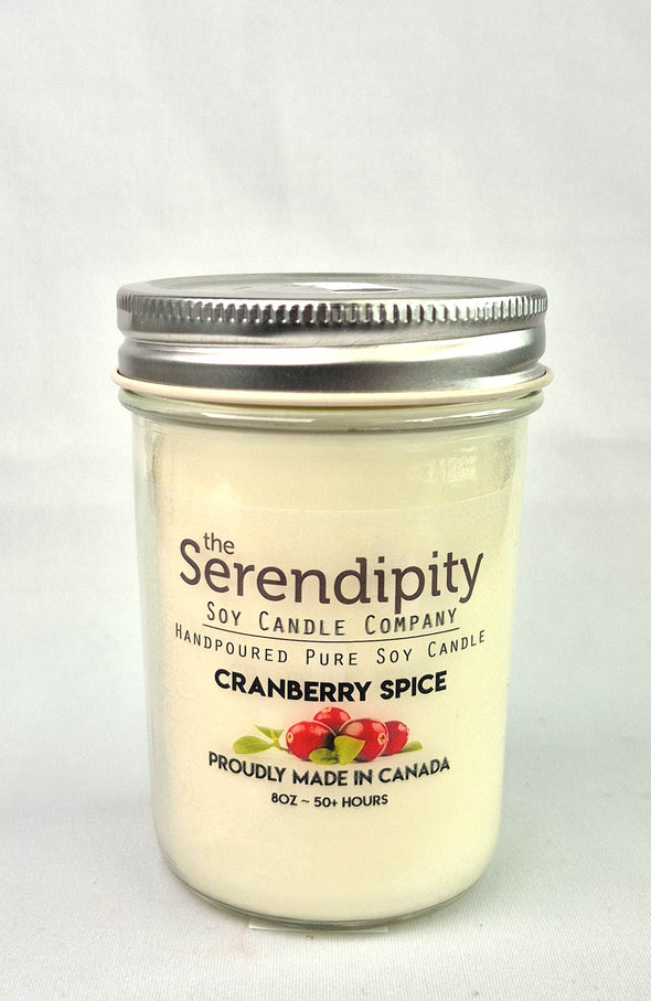 Pure Soy Wax Candle - Cranberry Spice