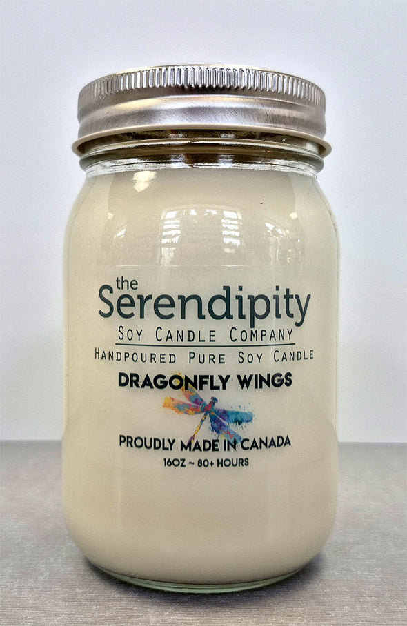 Pure Soy Wax Candle - Dragonfly Wings