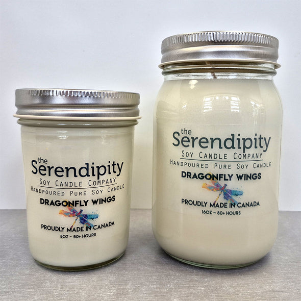 Pure Soy Wax Candle - Dragonfly Wings