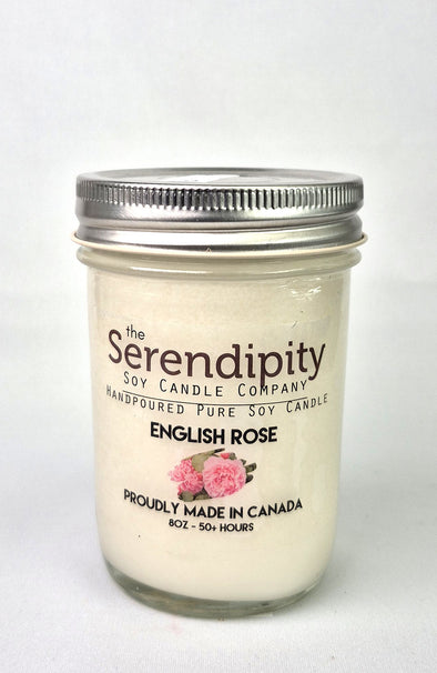 Pure Soy Wax Candle - English Rose