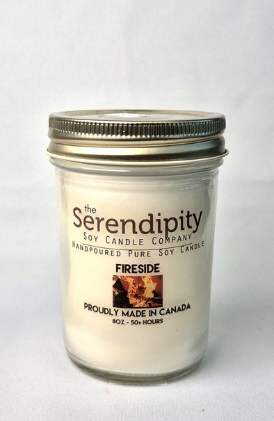 Pure Soy Wax Candle - Fireside