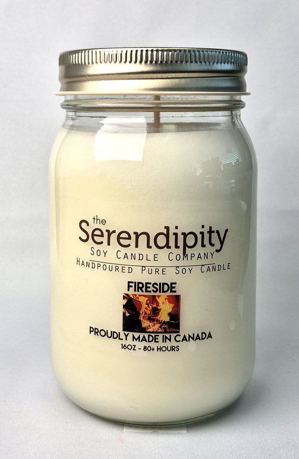 Pure Soy Wax Candle - Fireside