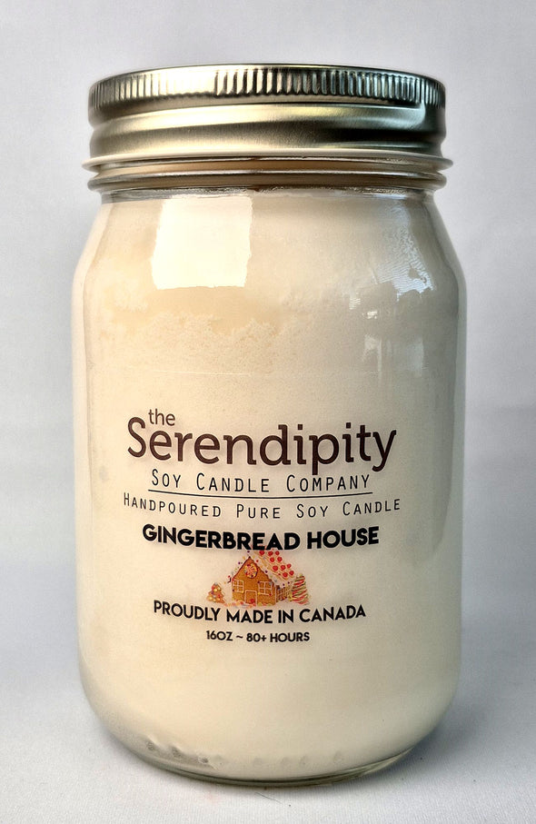 Pure Soy Wax Candle - Gingerbread House