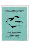 Plantable Greeting Card ~ Get Well: Journey to renewed health