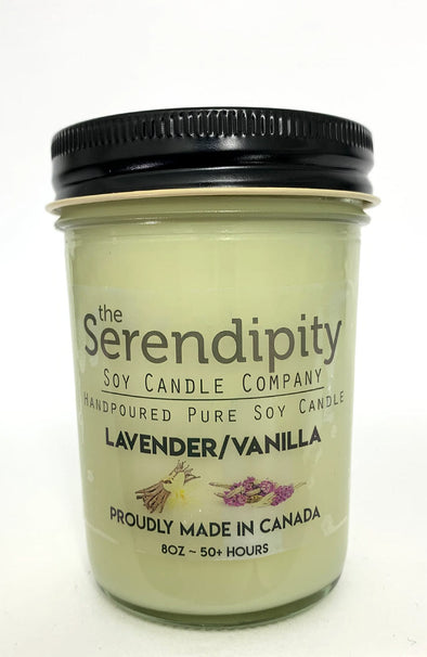Pure Soy Wax Candle - Lavender & Vanilla