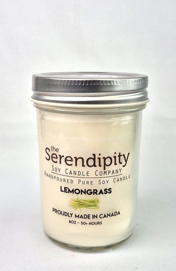 Pure Soy Wax Candle - Lemongrass