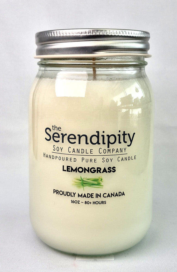 Pure Soy Wax Candle - Lemongrass