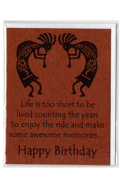 Plantable Greeting Card ~ Birthday: Make awesome memories...
