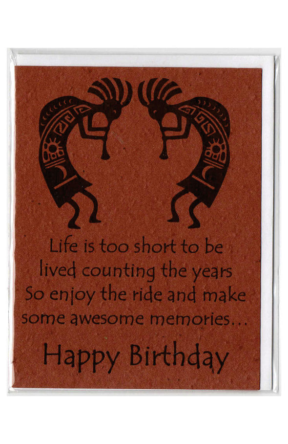 Plantable Greeting Card ~ Birthday: Make awesome memories...