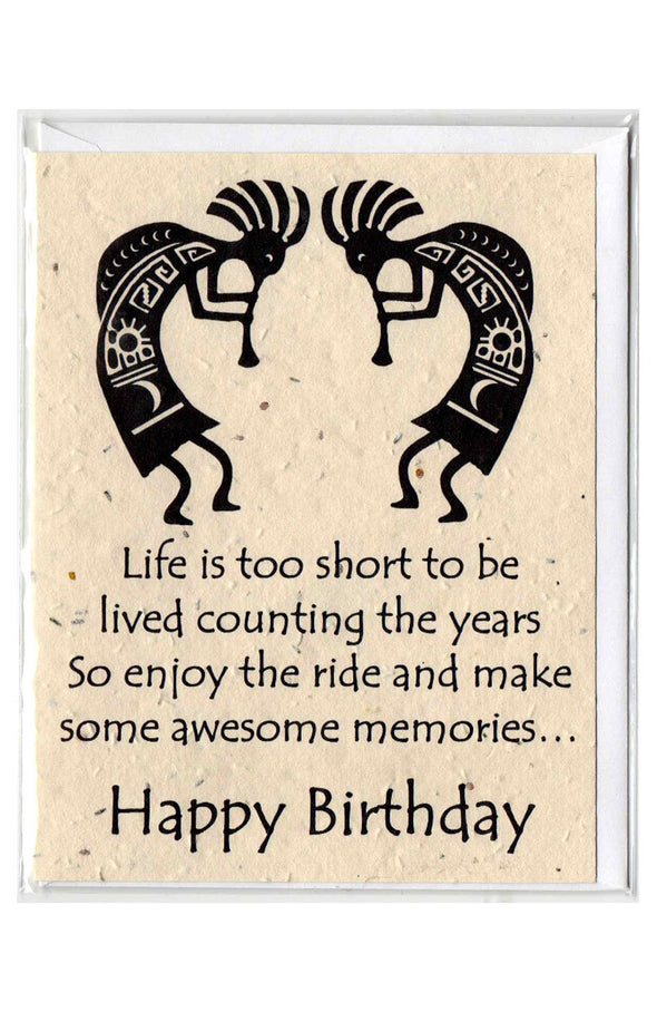 Plantable Greeting Card ~ Birthday: Make awesome memories...