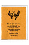 Plantable Greeting Card ~ Sympathy: May the stars carry your sadness away