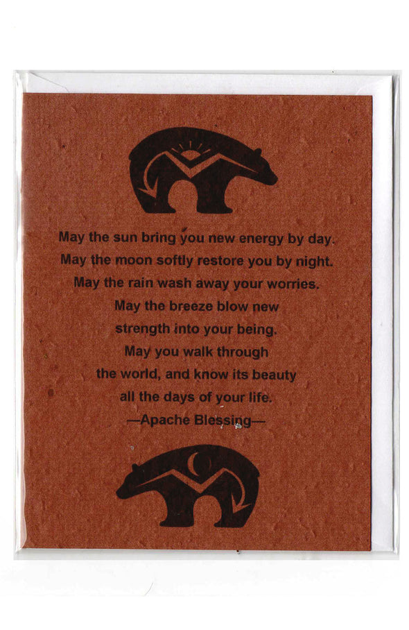 Plantable Greeting Card ~ Encouragement: May the sun bring you new energy