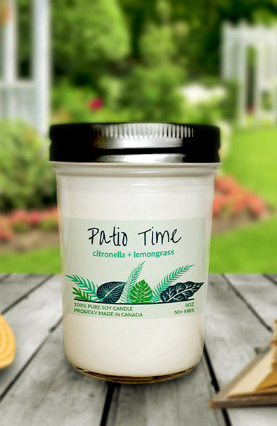 Pure Soy Wax Candle - Patio Time