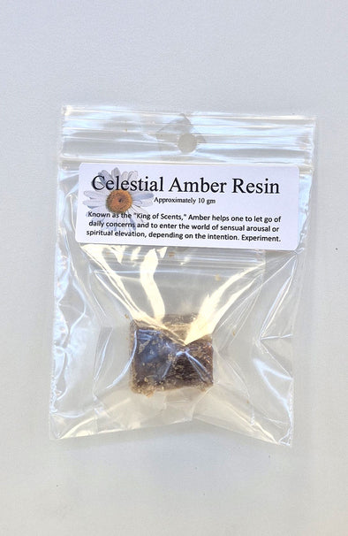 Traditional Resin Incense - Celestial Amber 10 grams
