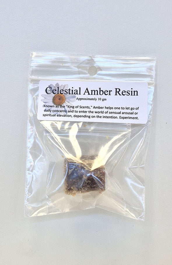 Traditional Resin Incense - Celestial Amber 10 grams